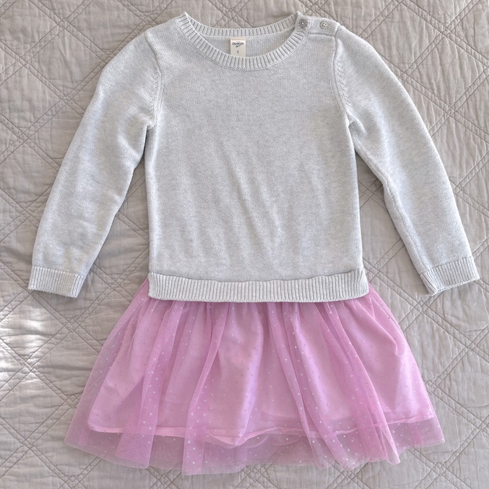 Size 5 Girls Sweater Dress